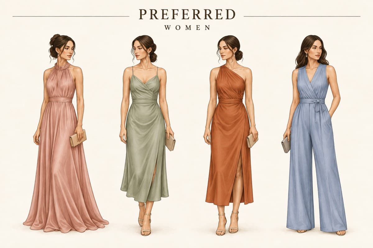 Preferred formal and semi-formal attire for women.
